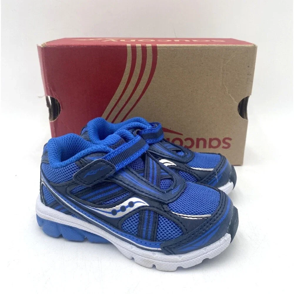 Saucony BABY RIDE Boys' NEW Daily Sneakers Royal/Navy US Size 5 M